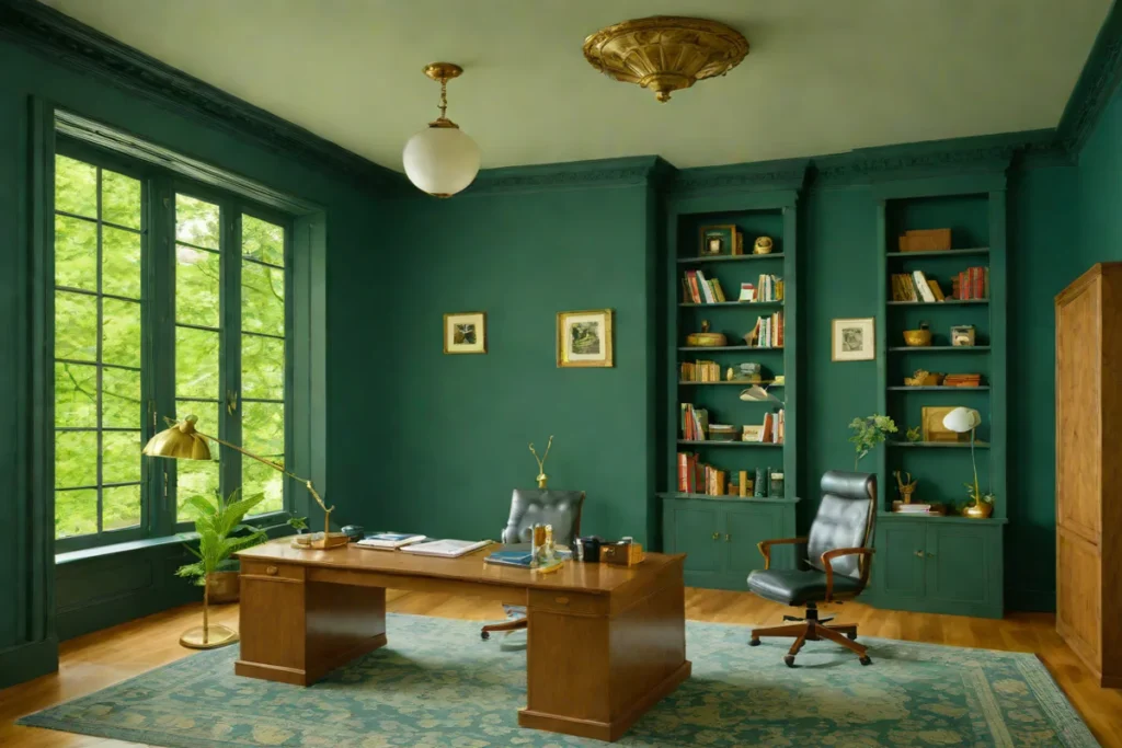 Farrow & Ball “Green Smoke” Best Paint Colors for a Productive Home