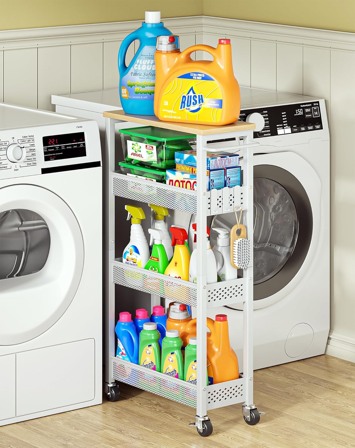 OKZEST Utility Slim Storage Cart