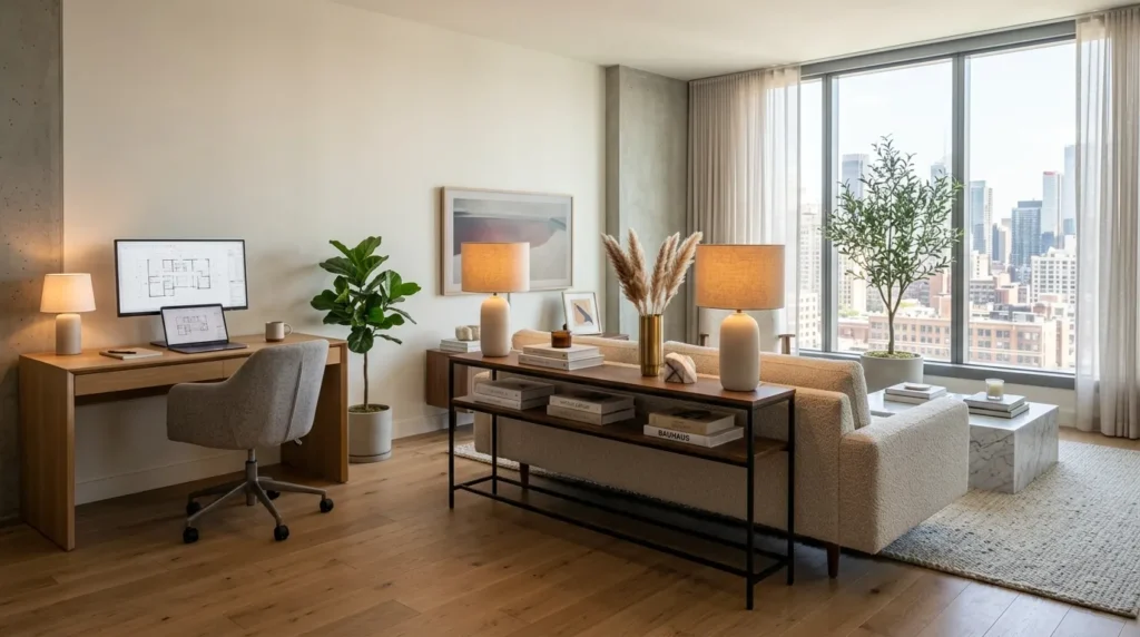 Utilize the Space Behind the Sofa