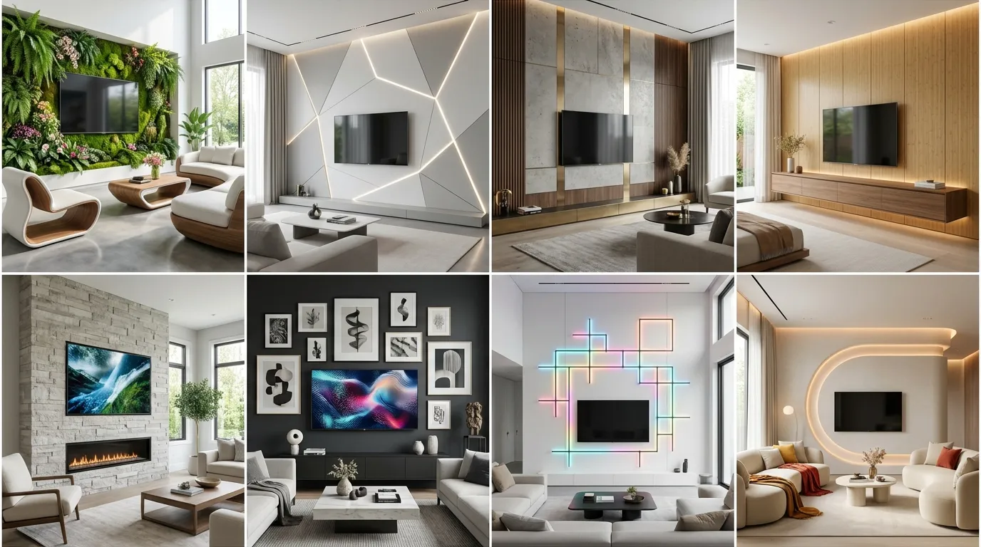 Living Room TV Wall Design Ideas