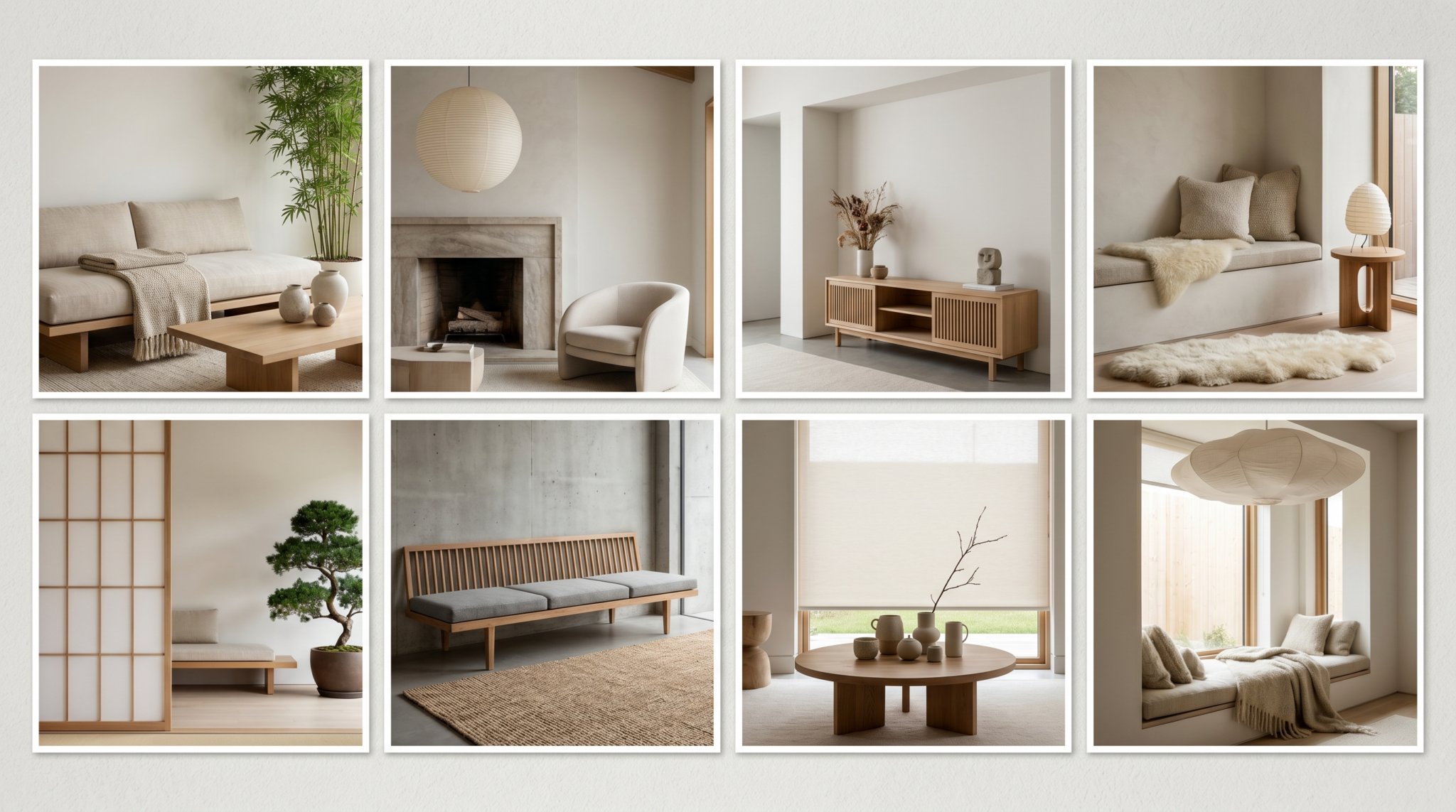 Modern Japandi Living Room Designs