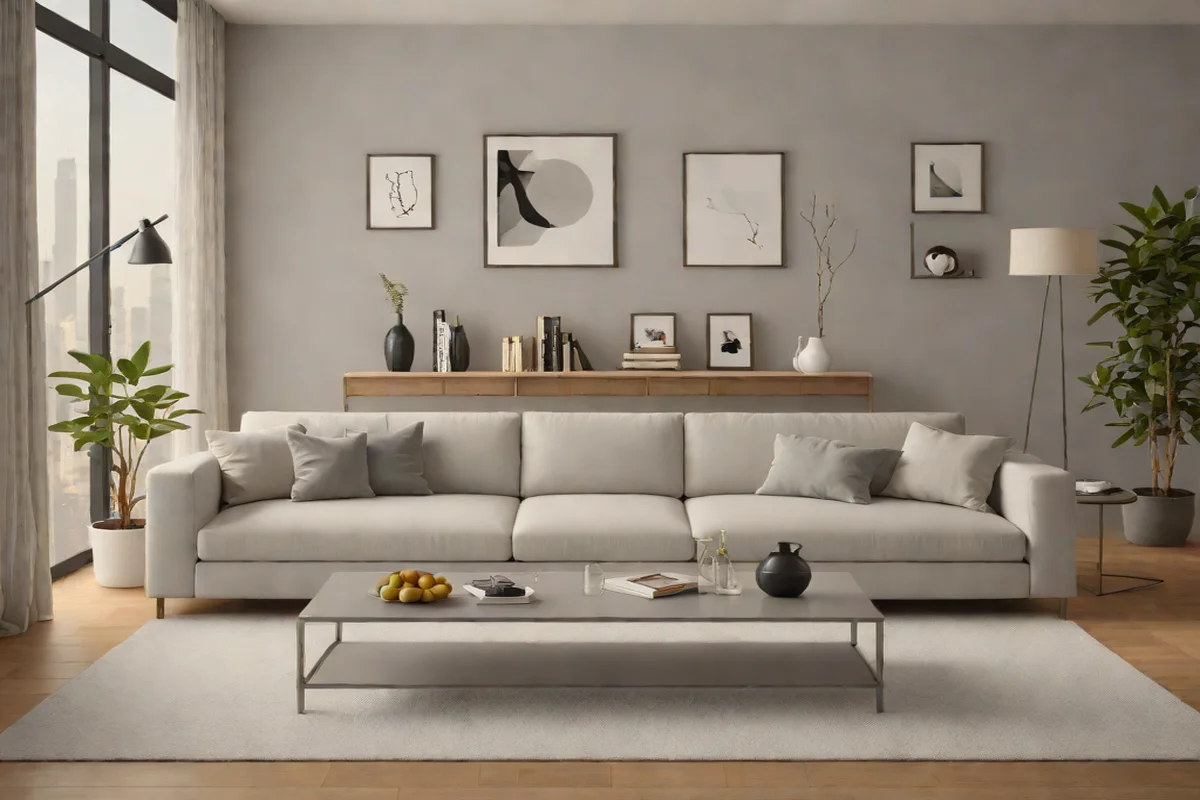 Choose Furniture with Slim Arms - Apartment Living Room Decor Ideas