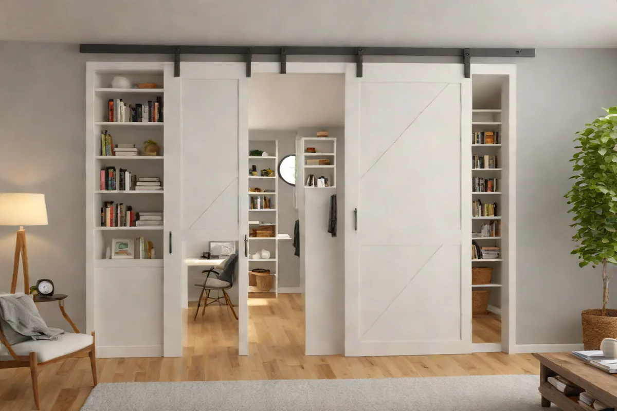 Install Sliding Barn Doors - Apartment Living Room Decor Ideas