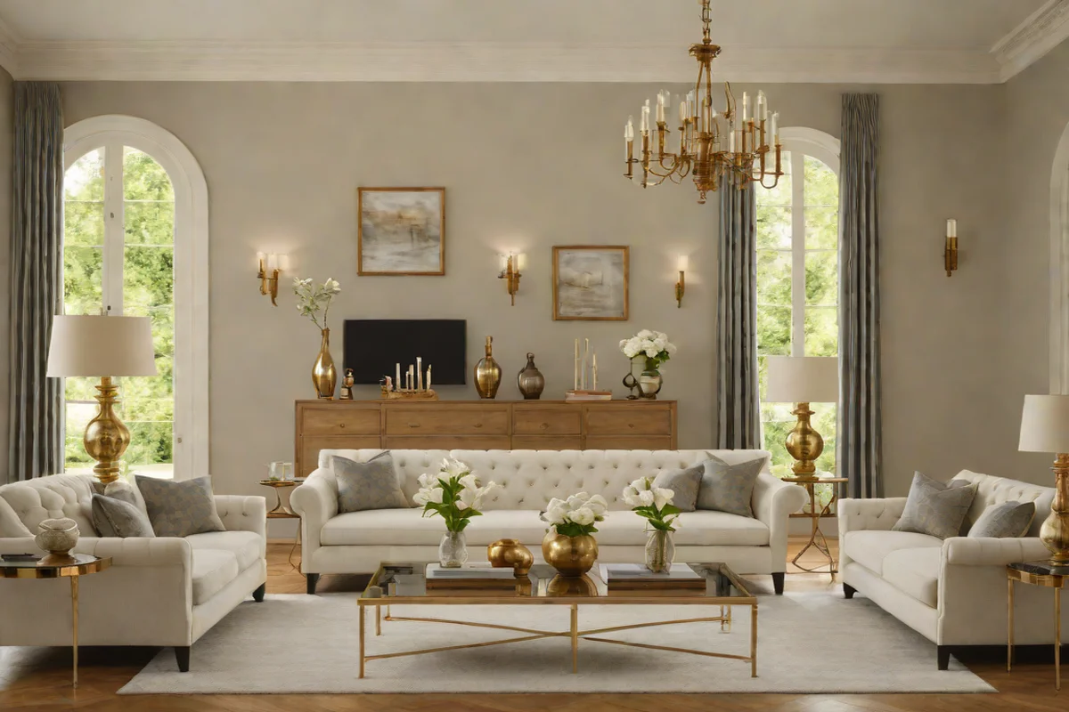 Use Symmetry to Reduce Visual Noise - Apartment Living Room Decor Ideas