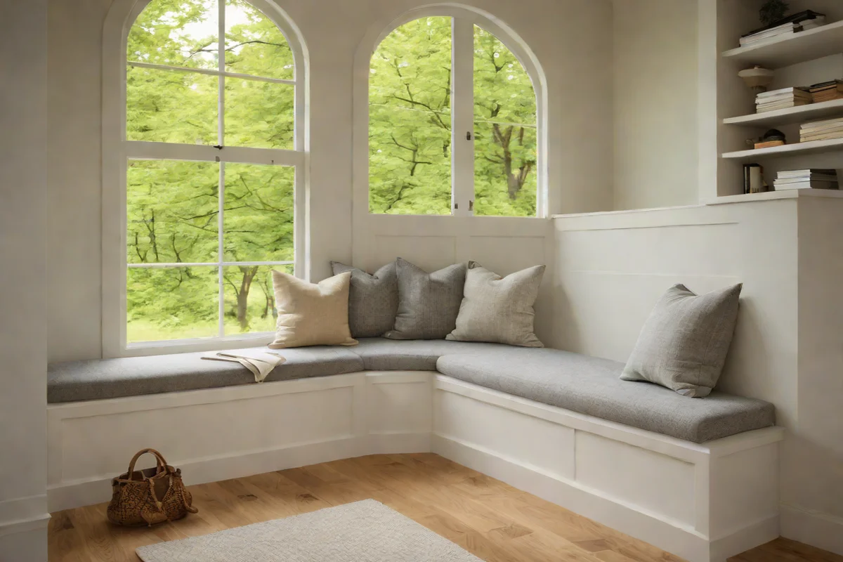 Integrated Storage Benches - Apartment Living Room Decor Ideas