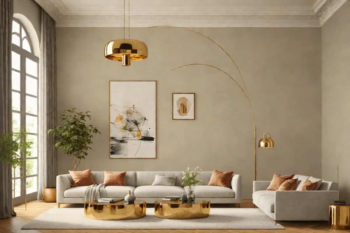 Add Height with Tall Floor Lamps - Apartment Living Room Decor Ideas