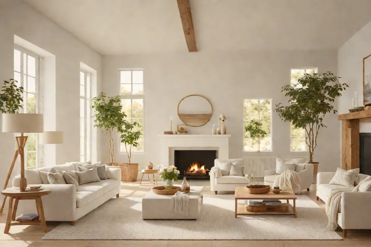 The Power of a Warm Alabaster Base - Farmhouse Living Room Ideas