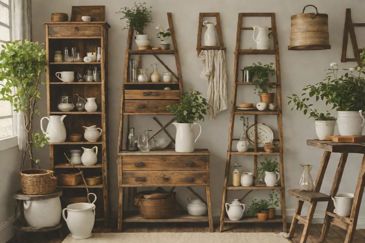 Curated Vintage Finds - Farmhouse Living Room Ideas