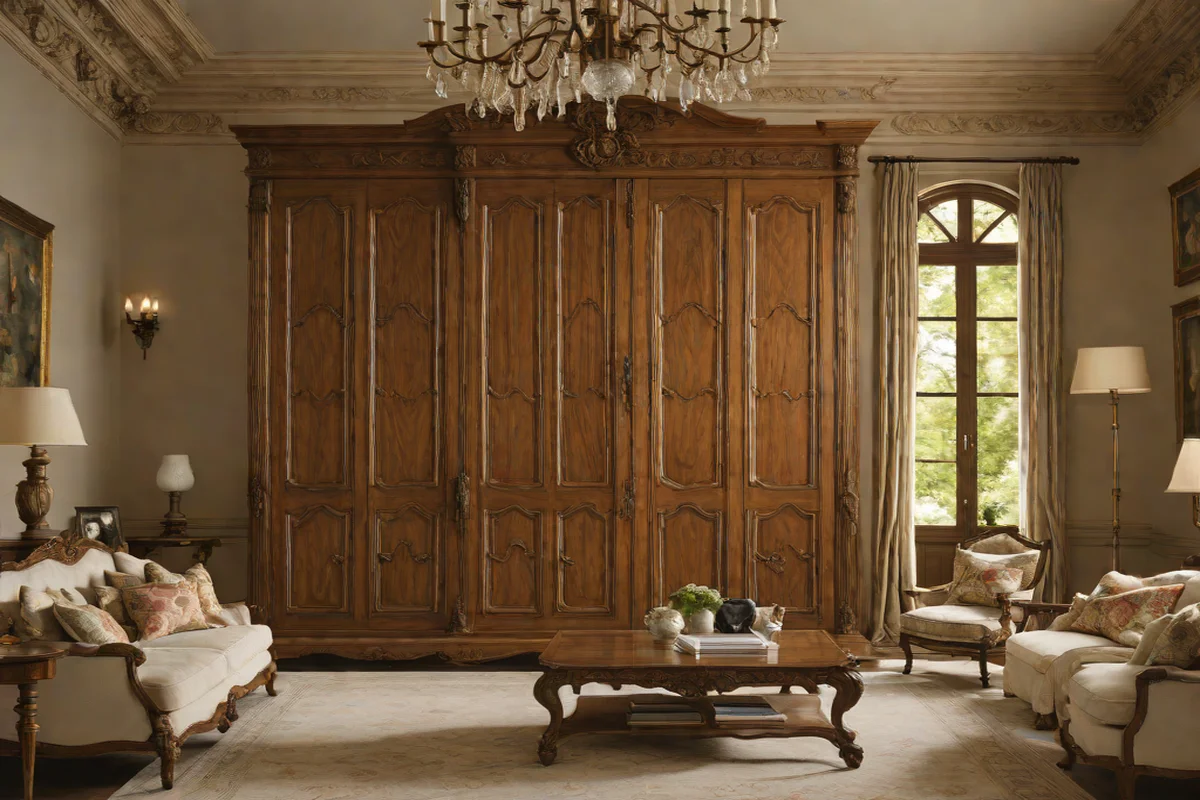 Reclaim the Armoire - French Country Living Room Ideas