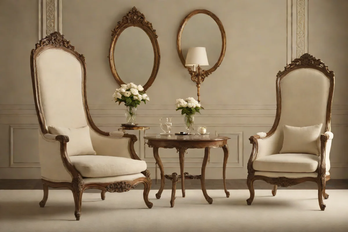 Bergeres Chairs for Sculptural Elegance - French Country Living Room Ideas
