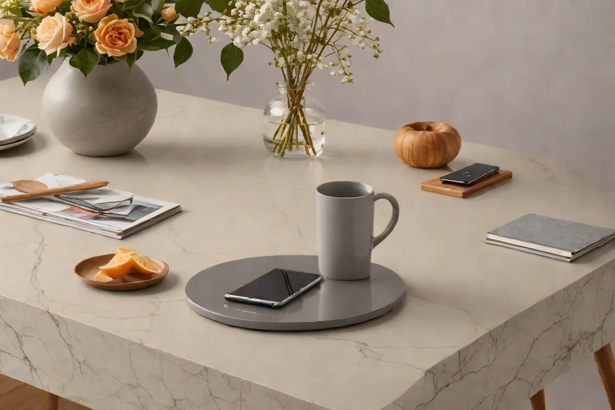 Integrated Wireless Charging Nooks - Kitchen Island Decor Ideas