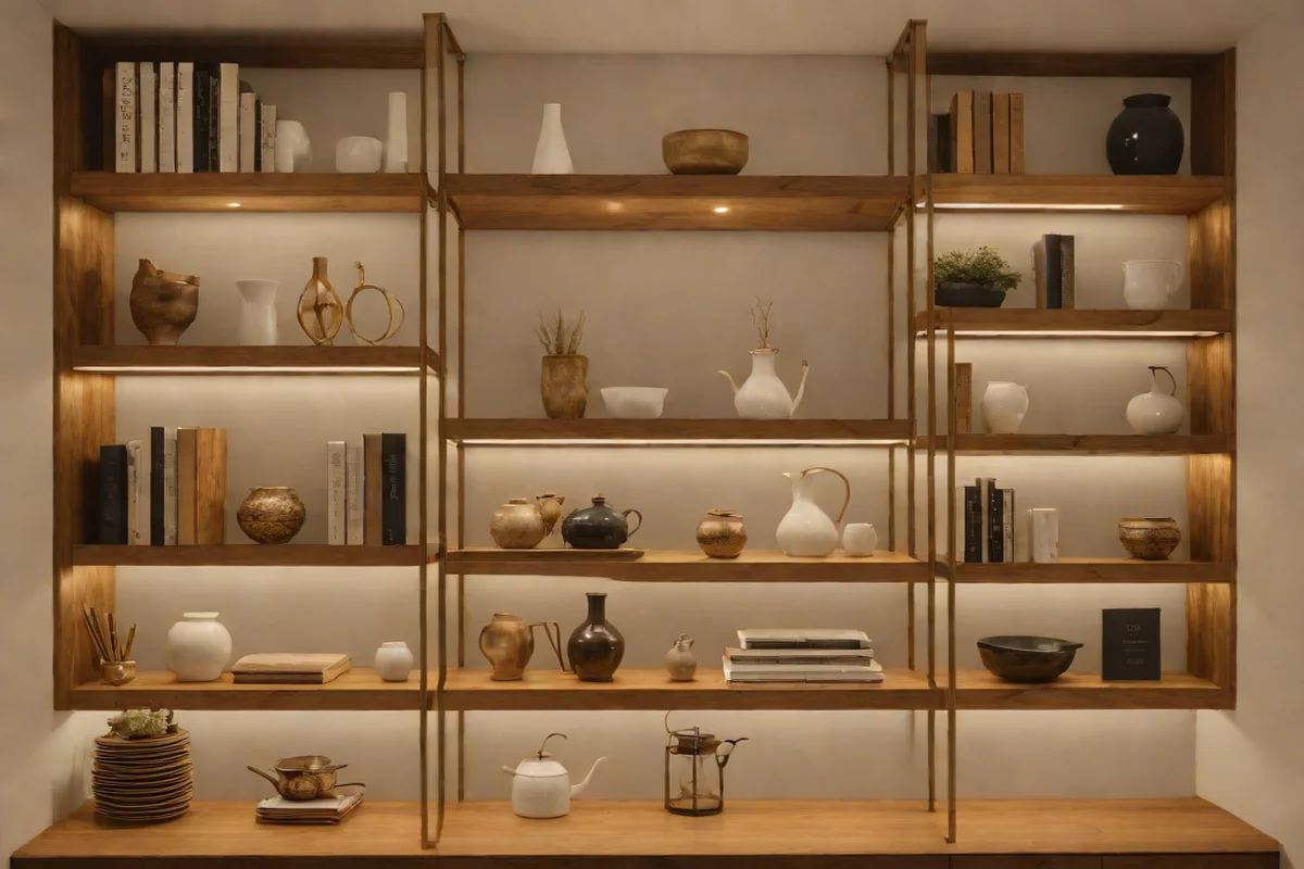 Picture Lights for Artisanal Shelving - Kitchen Lighting Ideas