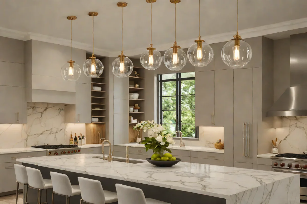 Iconic Glass Globe Pendants - Kitchen Lighting Ideas