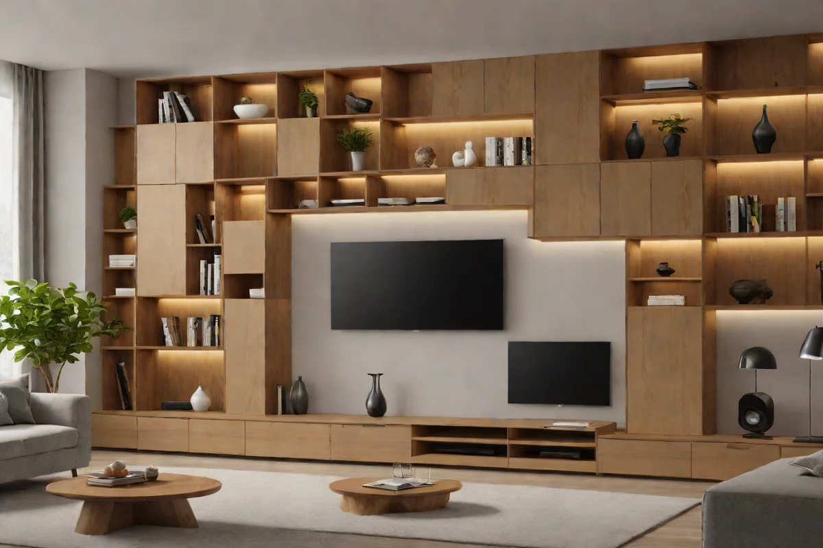 The Evolutionary Modular Wall - Living Room TV Wall Design Ideas