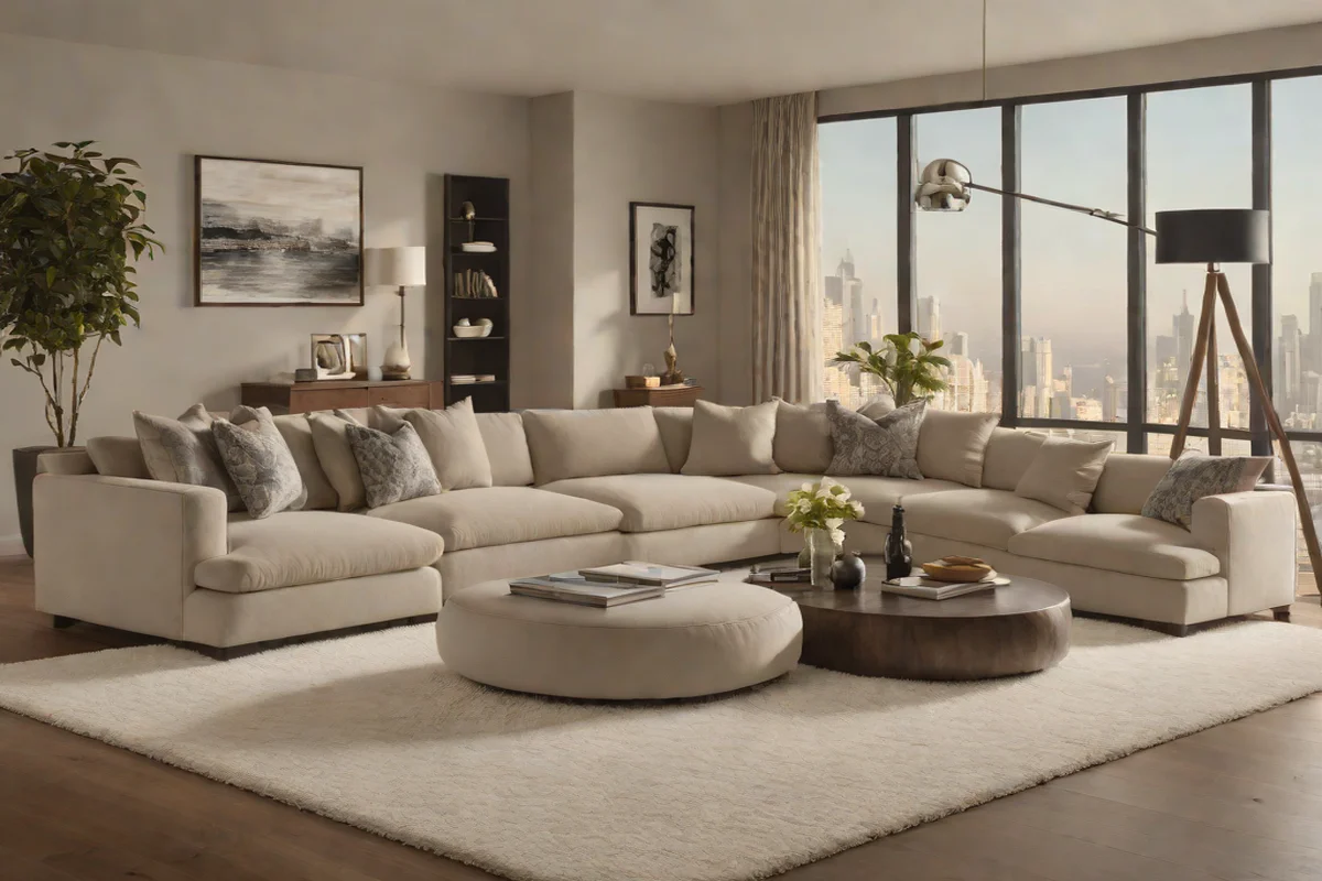 Low-Profile, Deep-Seated Luxury - Luxury Living Room Ideas