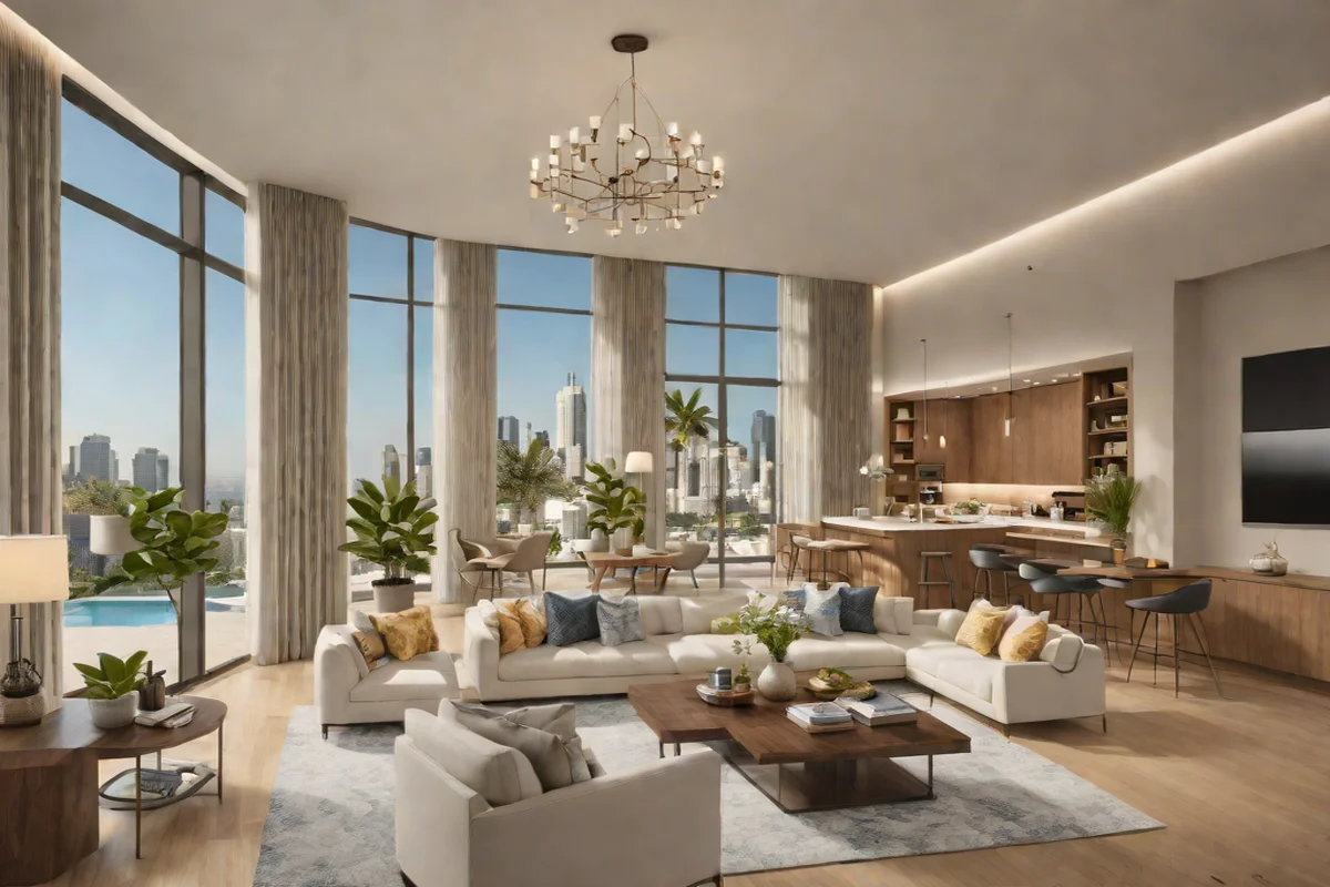 Open Floor Plans and Flow - Mid-Century Modern Living Room