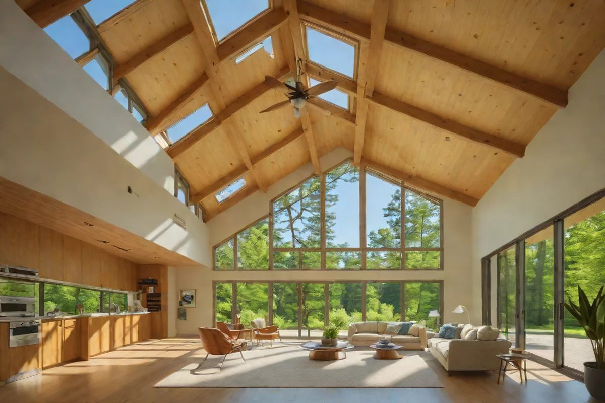 The Allure of Clerestory Windows - Mid-Century Modern Living Room