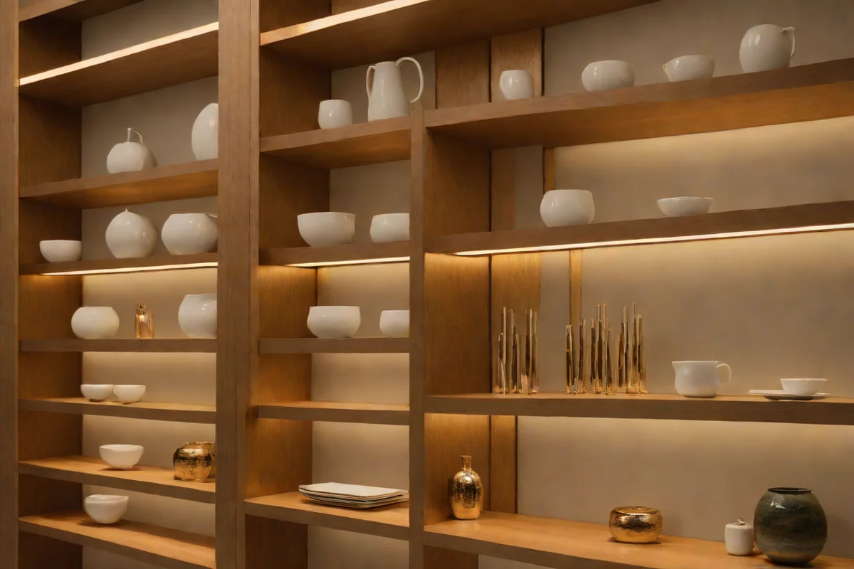 Integrated Metal Shelf Linings - Mixing Metals in Kitchen