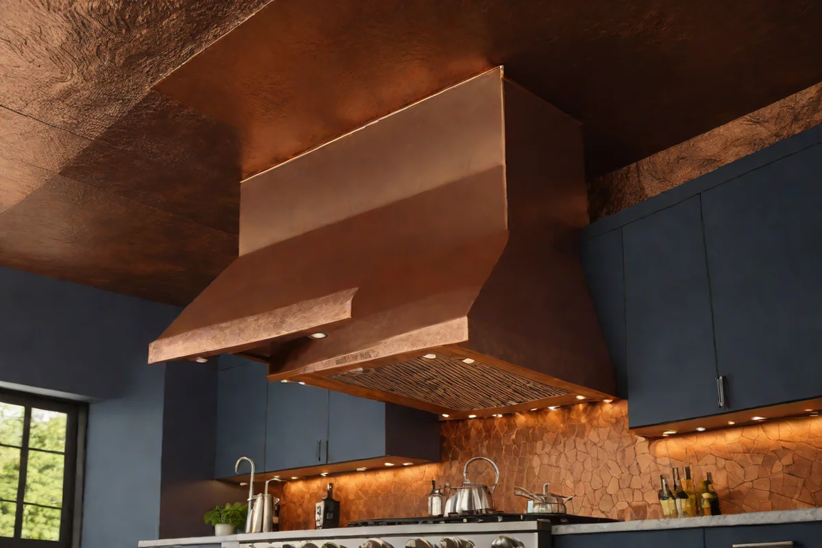 The Statement Copper Hood - Mixing Metals in Kitchen