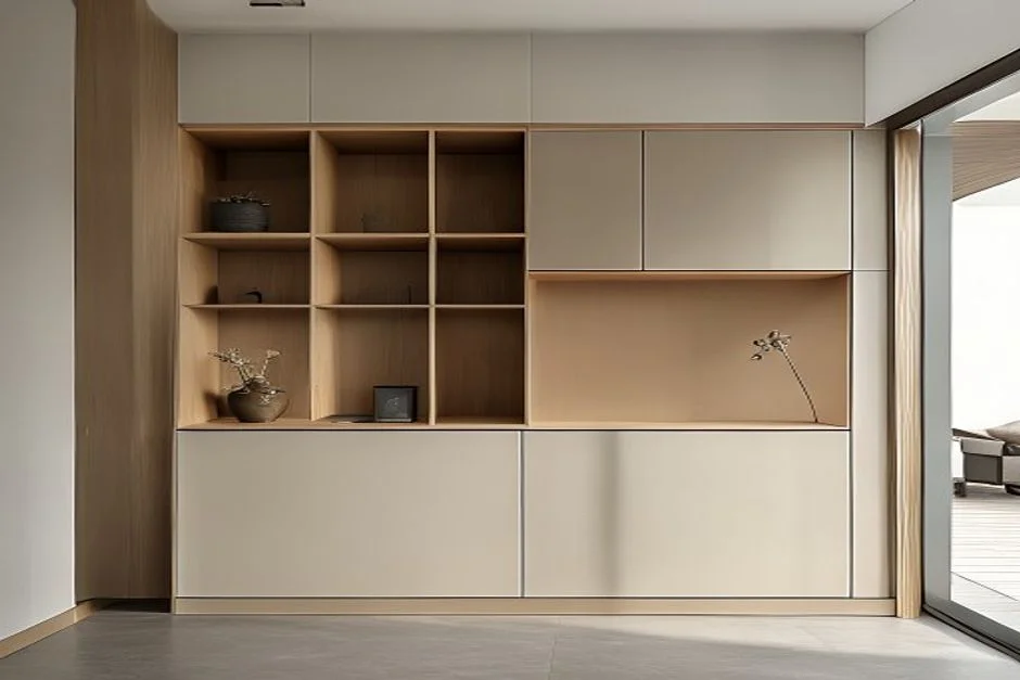 Functional Built-in Storage (Invisible Design) - Modern Japandi Living Room Designs