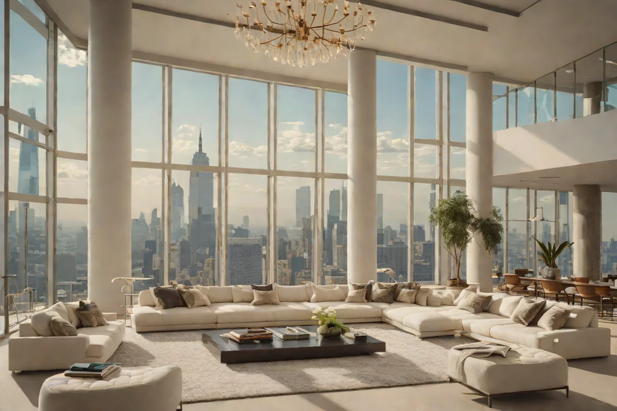 Low-Profile Seating for Expansive Views - Modern Living Room Design Ideas