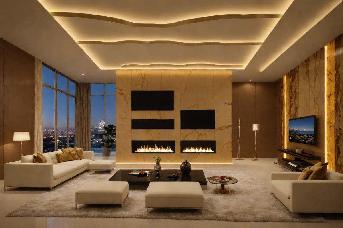 Integrated Lighting: The Architectural Glow - Modern Living Room Design Ideas