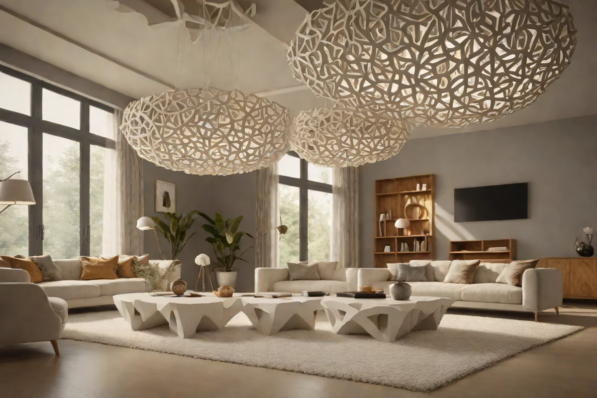 3D Printed Custom Decor - Modern Living Room Design Ideas