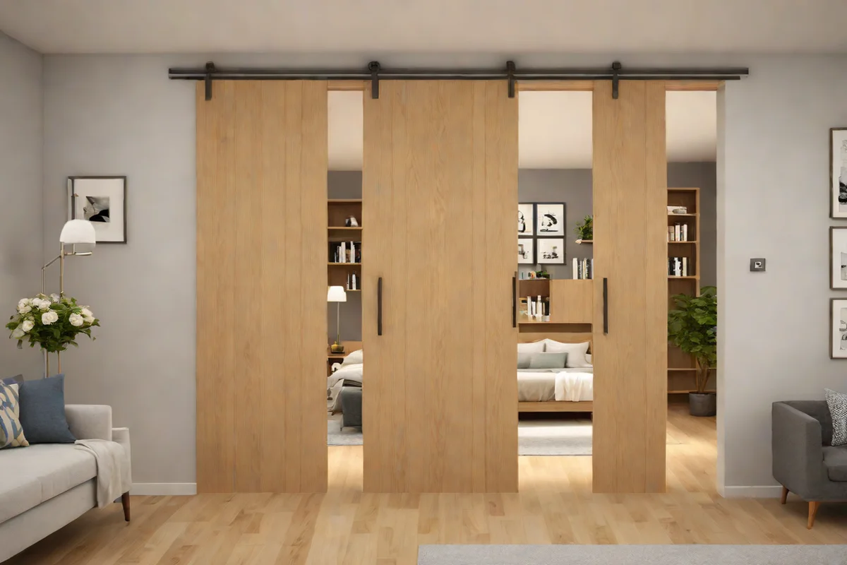 Use Pocket or Sliding Doors - Small Living Room Ideas