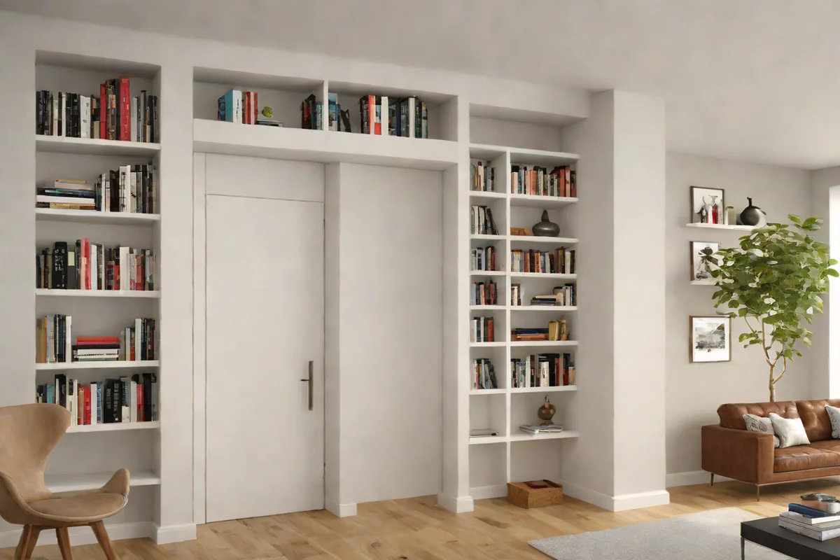 Utilize the Space Above the Door - Small Living Room Ideas