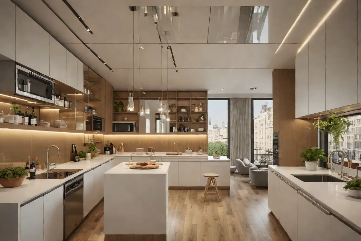 Mirror Your Kitchen Backsplash - Small Living Room Ideas