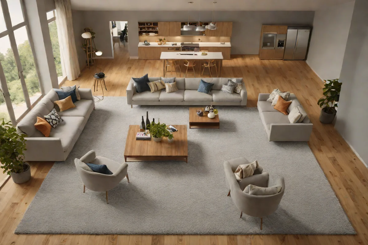 Go Big with Your Rug - Small Living Room Ideas