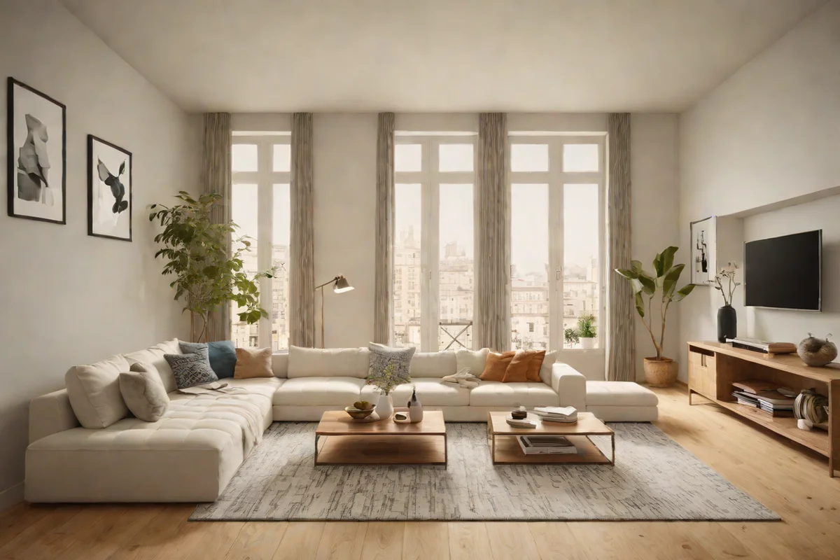 The Diagonal Layout Hack - Small Living Room Layout