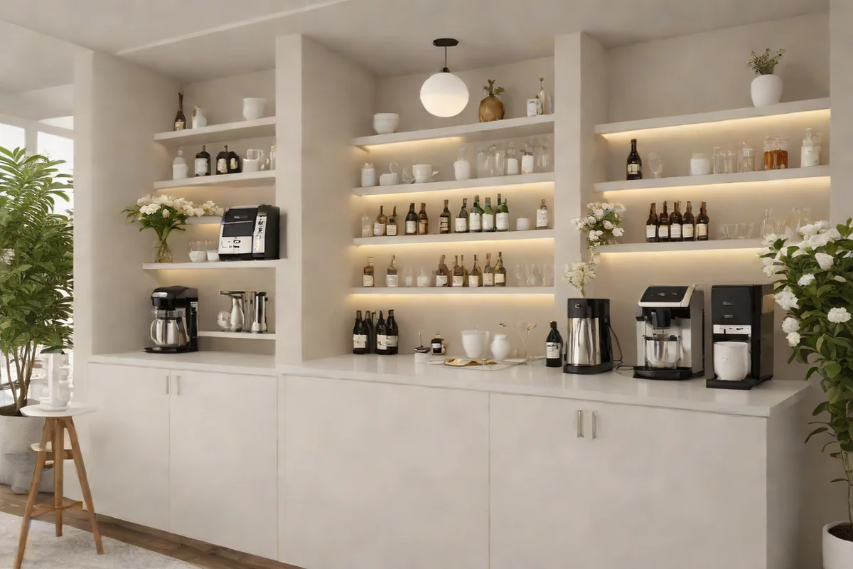 The Morning Coffee Bar Nook - White Kitchen Design Ideas