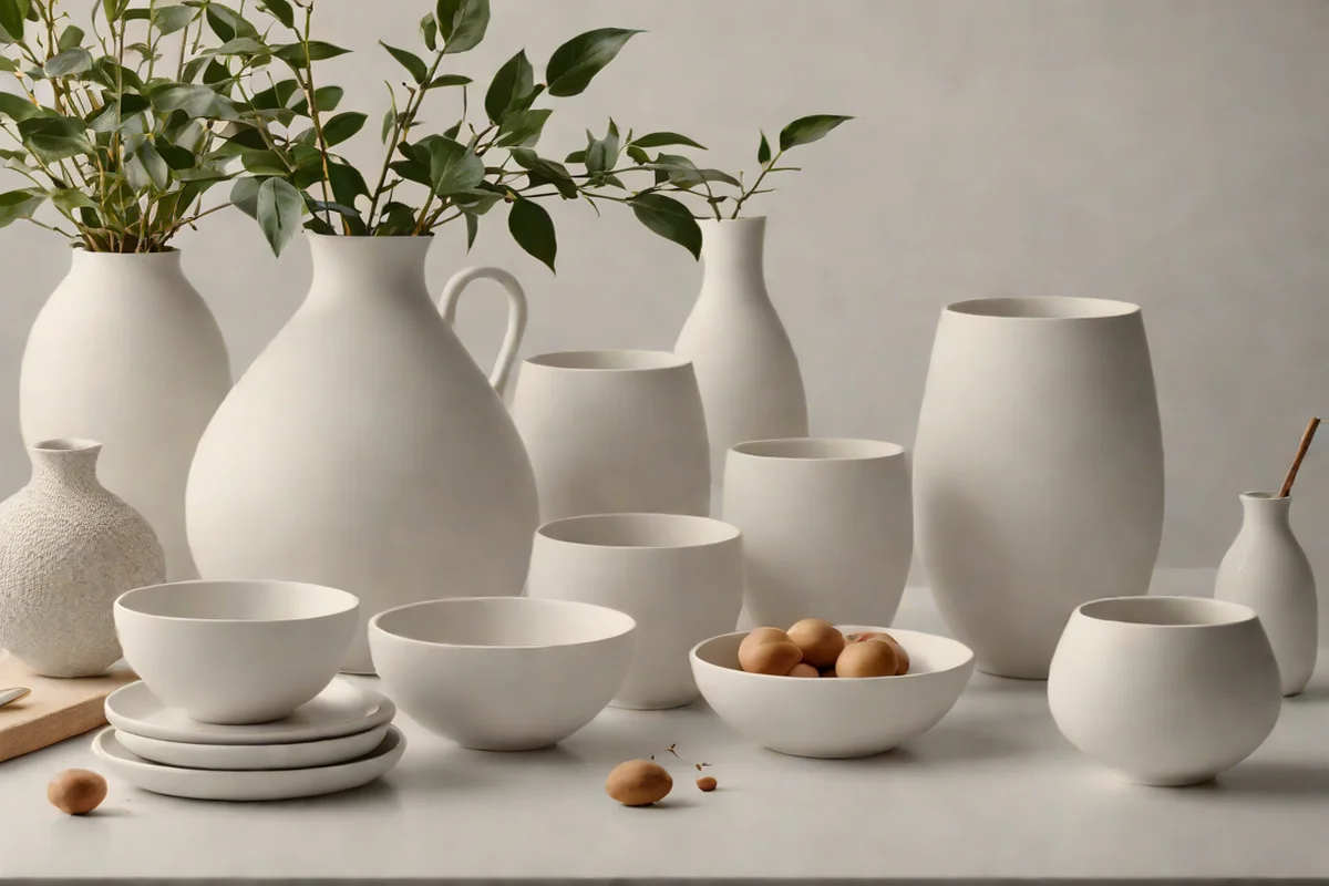 Monochromatic Ceramic Styling - White Kitchen Design Ideas