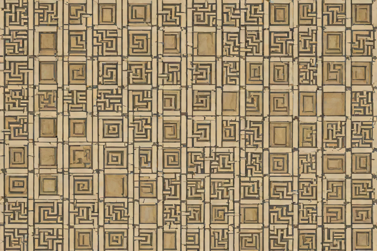 Basketweave Marble Inlays - Bathroom Floor Tile Ideas