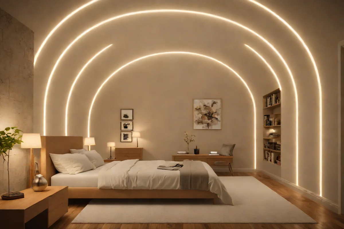 Arched Architectural Nook Lighting - Bedroom Lighting Ideas