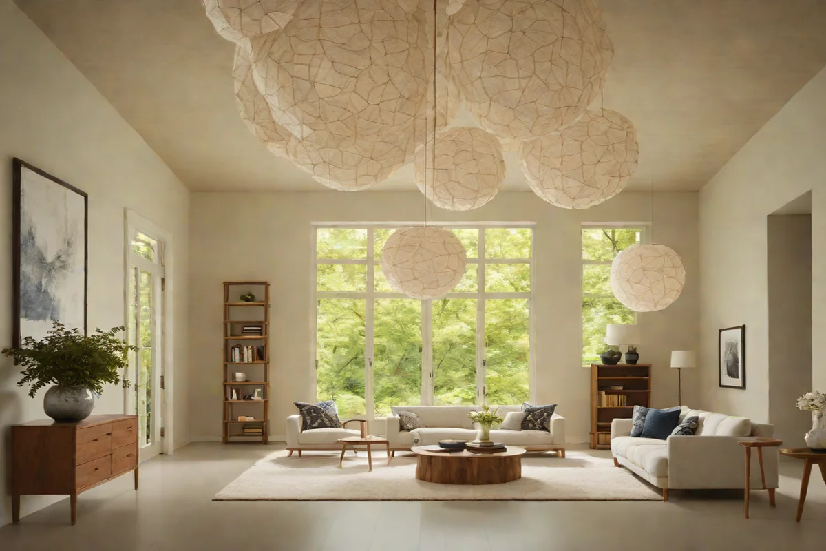 Oversized Mulberry Paper Orb Pendants - Bedroom Lighting Ideas