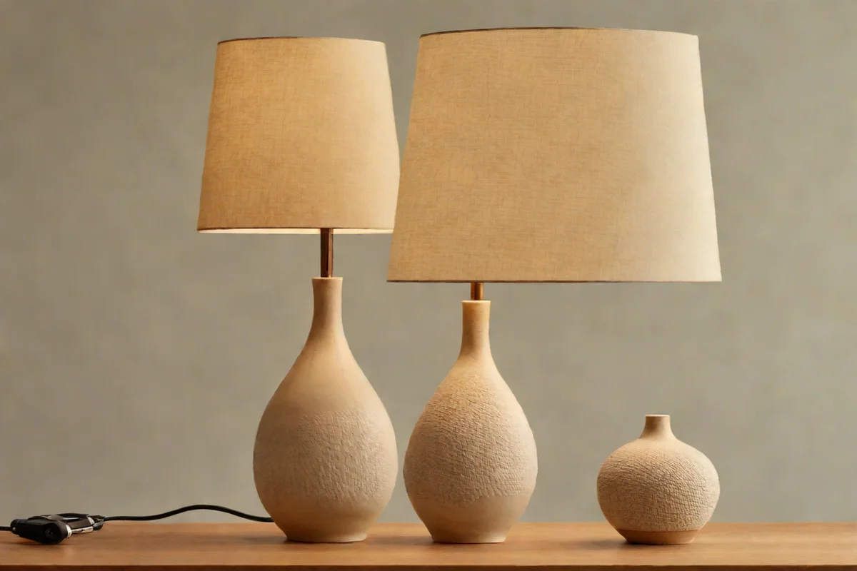 Hand-Thrown Ceramic Task Lamps - Bedroom Lighting Ideas