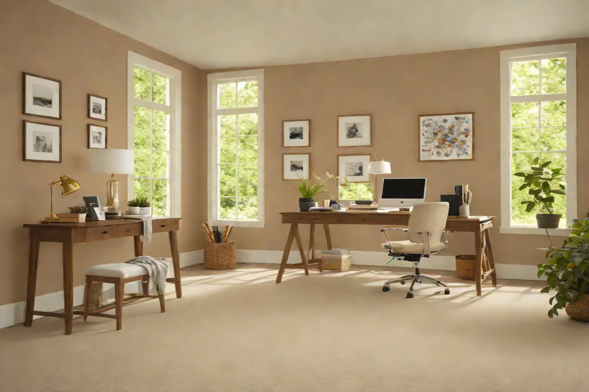Benjamin Moore “Clay Beige” Benjamin Moore “Clay Beige” - Best Paint Colors Home Office