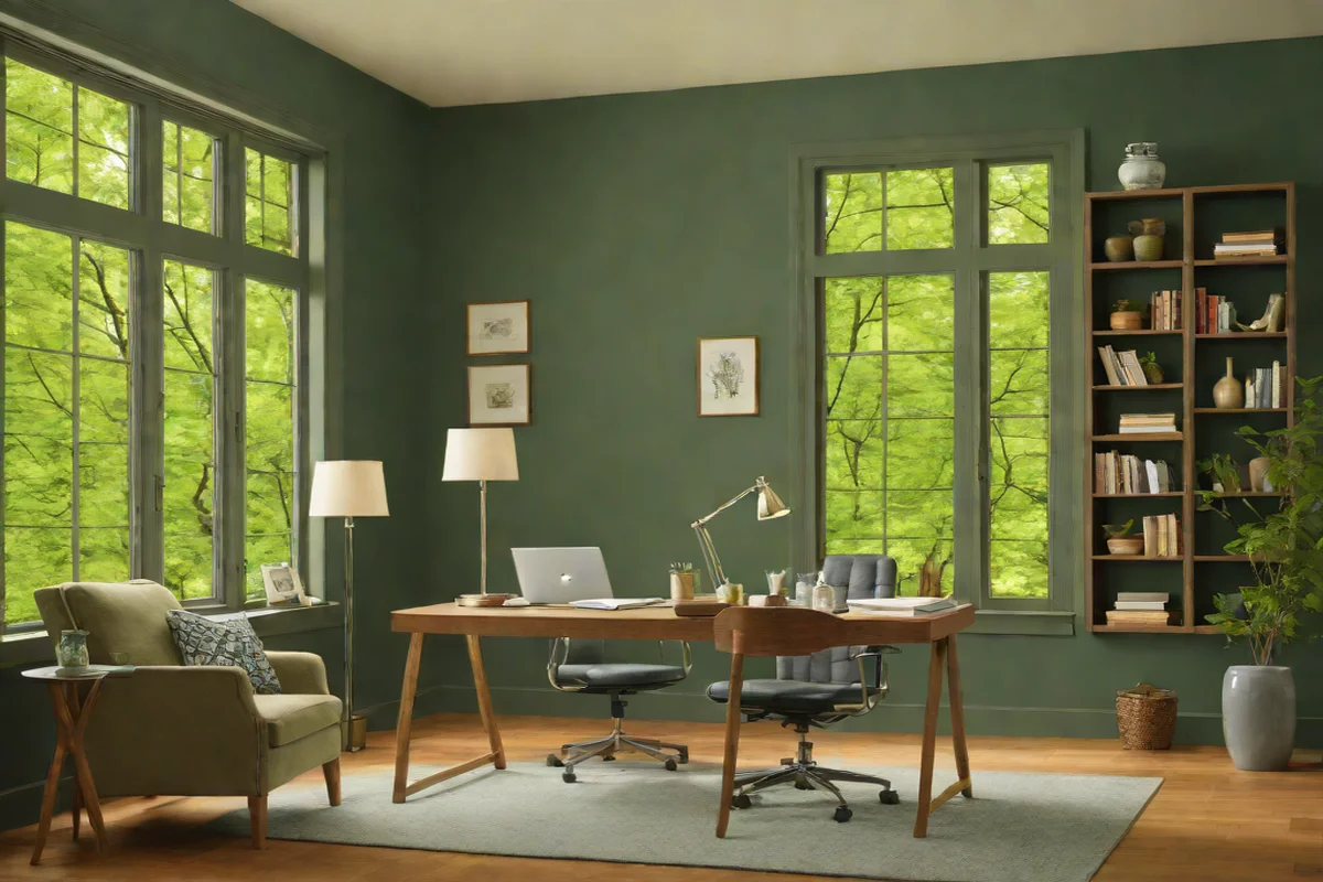 Sherwin-Williams “Rosemary” Sherwin-Williams “Rosemary” - Best Paint Colors Home Office