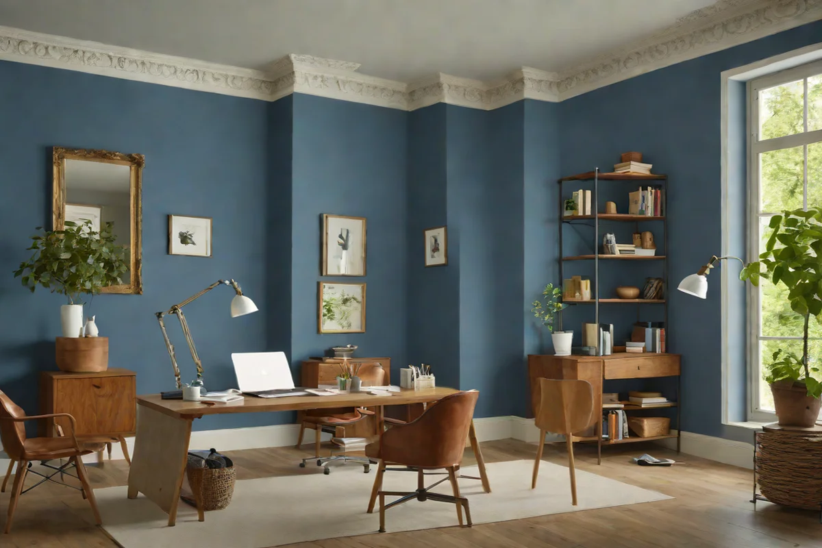 Farrow & Ball “De Nimes” Farrow & Ball “De Nimes” - Best Paint Colors Home Office