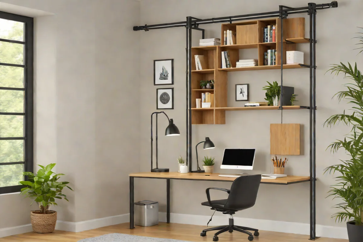 The Renter-Safe Over-the-Door Hanging Desk - Home Office in Your Living Room