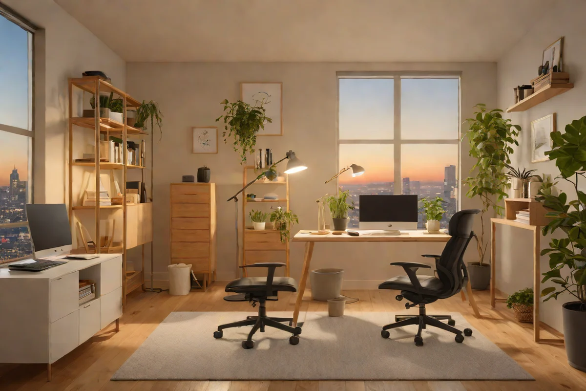 The Mindful End-of-Day Inventory Audit - Home Office in Your Living Room