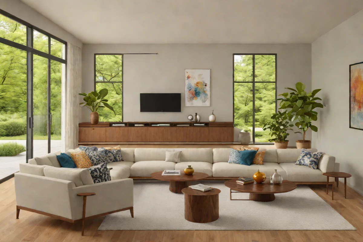 The Floating Sofa Back-Console Hub - Home Office in Your Living Room