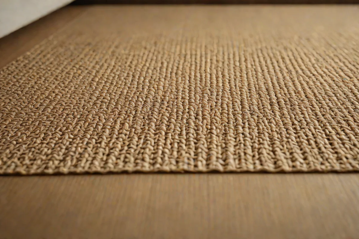 Tatami-Influenced Jute and Sisal Grounding Mats - Japandi Interior Design Ideas
