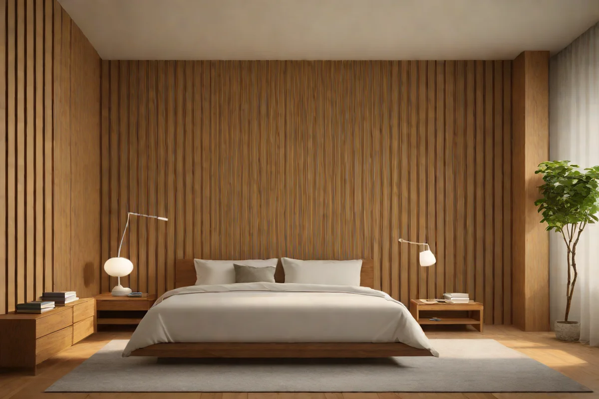 Vertical Slat Wall Architecture for Linear Rhythm - Japandi Interior Design Ideas