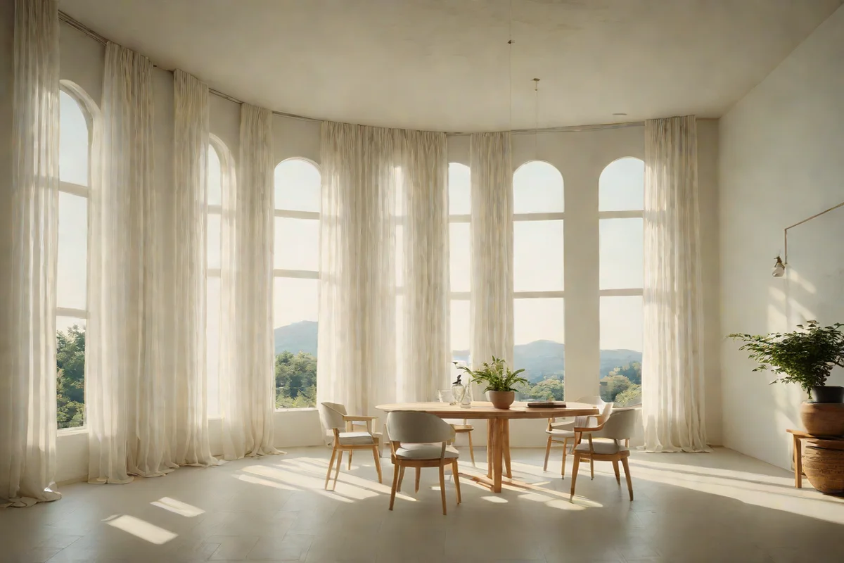 Diffused Architectural Windows for Translucent Light Flow - Japandi Interior Design Ideas