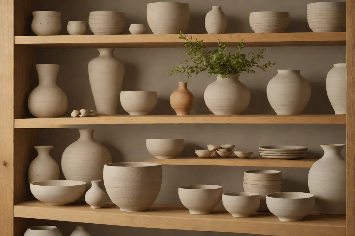 Hand-Thrown Wabi-Sabi Ceramics as Visual Anchors - Japandi Interior Design Ideas