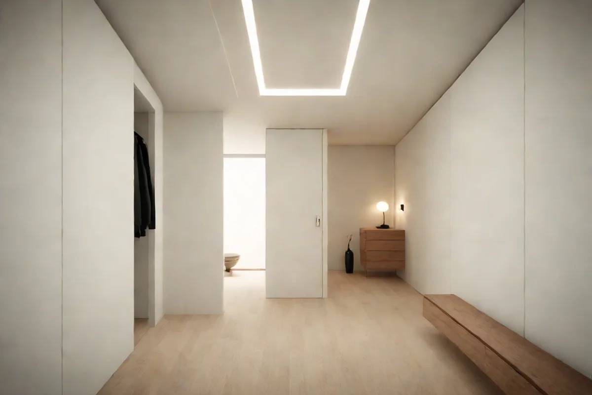 Concealed Custom Cabinetry for Zero-Clutter Horizons - Japandi Interior Design Ideas