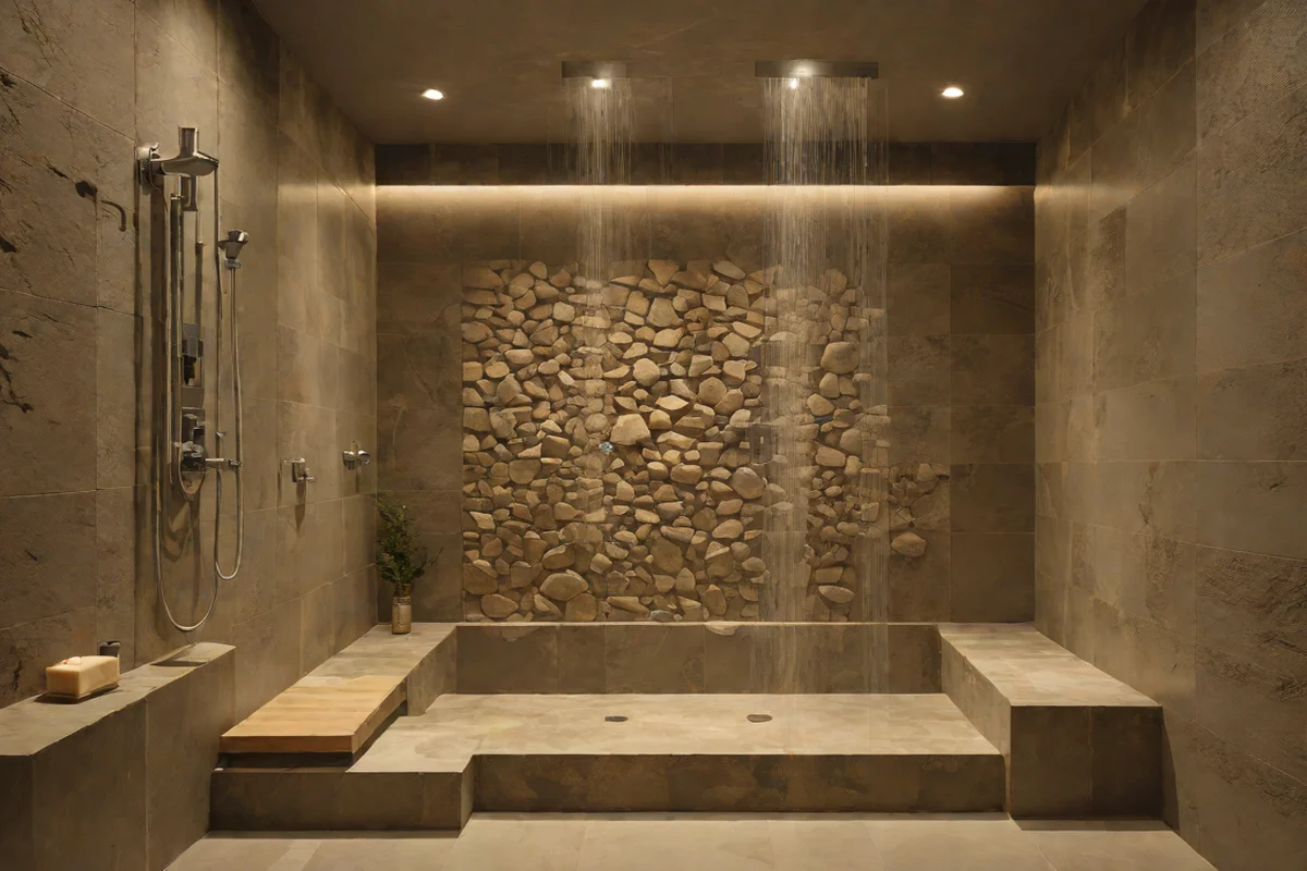 Integrated Shower Seating - Modern Bathroom Design Ideas